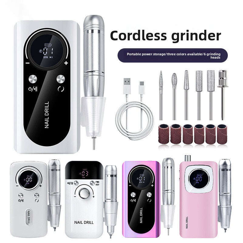 Rechargeable Nail Polisher 45000 RPM Portable Nail Grinder