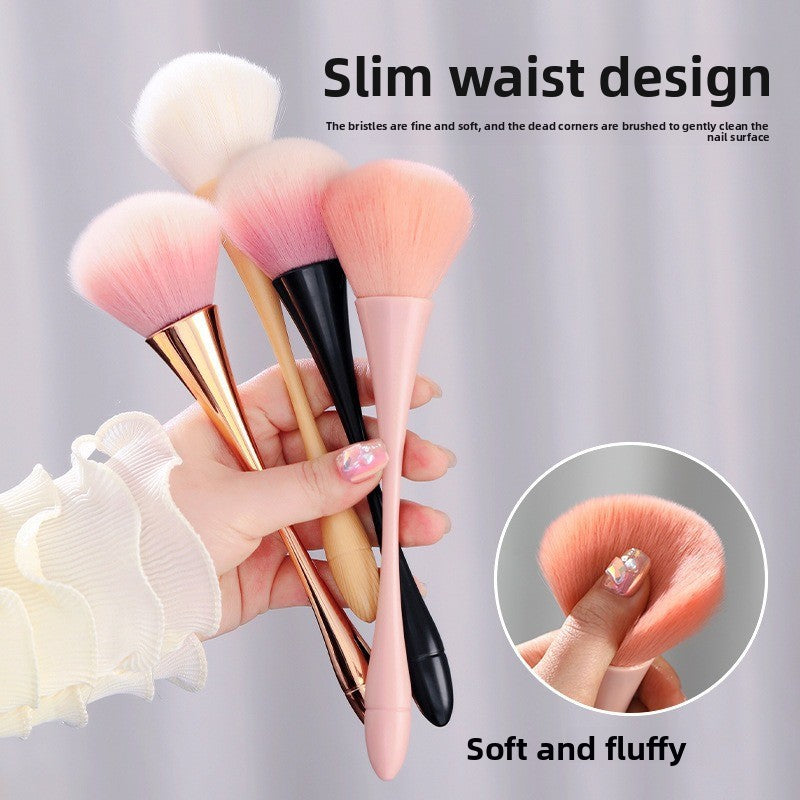 Nail dust brush