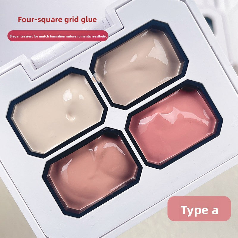 Hau Xi Nude Color 4-Piece Nail Concealer Set
