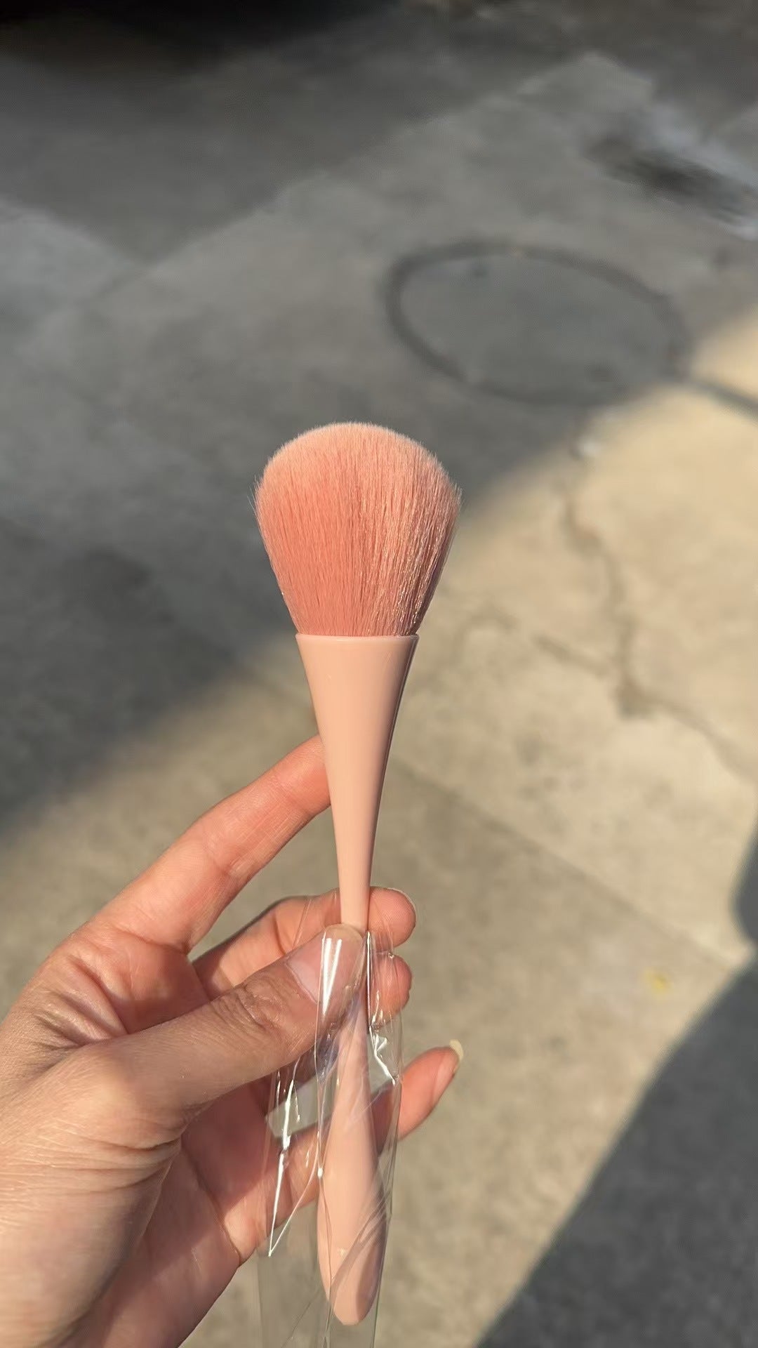 Nail dust brush