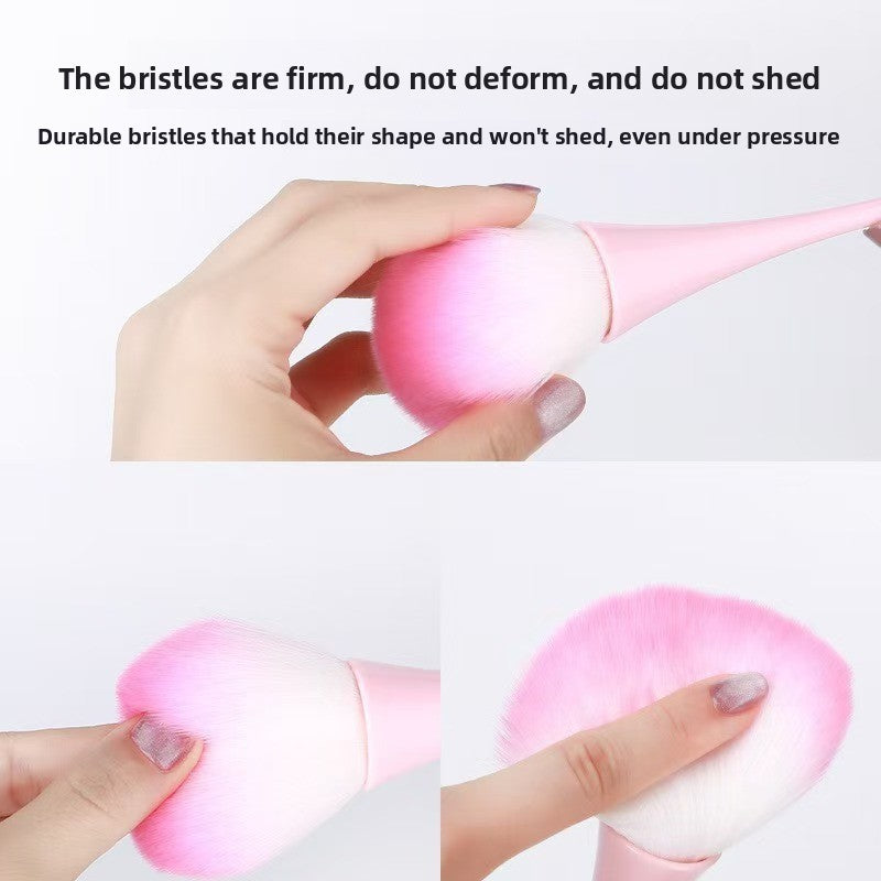 Nail dust brush