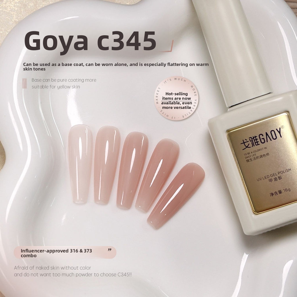 Transparent Nude Color Plain Water Nail Gel Manicure