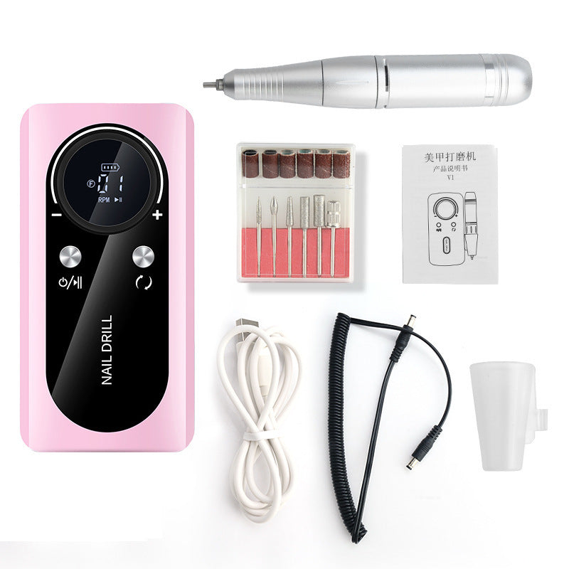 Rechargeable Nail Polisher 45000 RPM Portable Nail Grinder